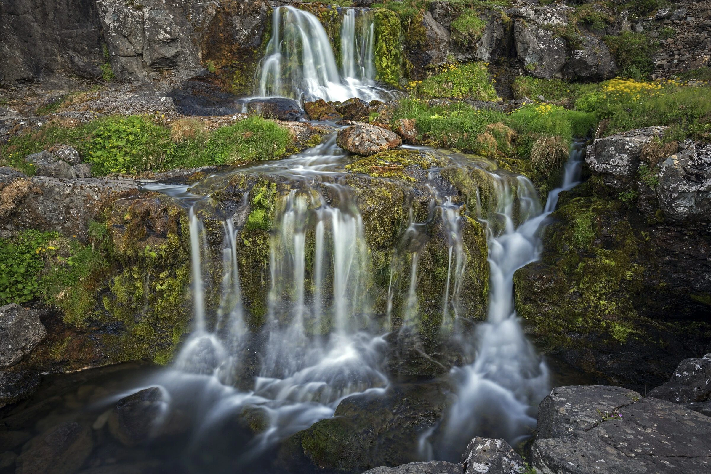 Dynjandi waterfall in the Westfjords