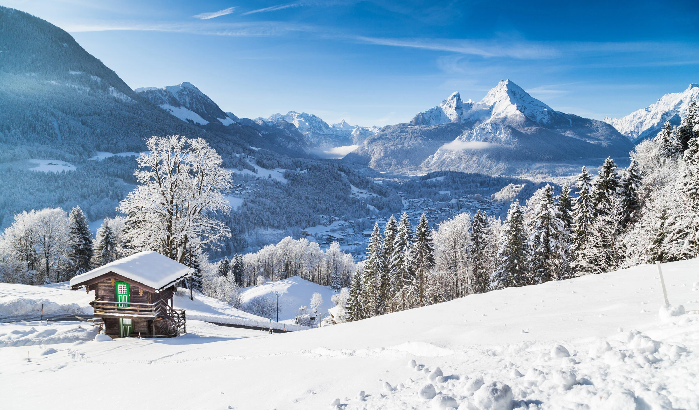 Alpine chalet in the Swiss mountains