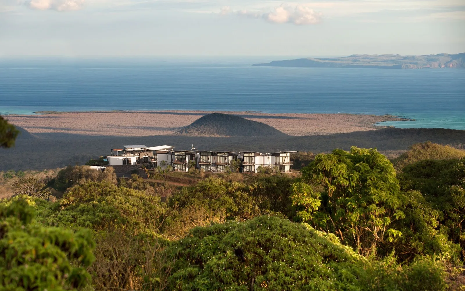 Pikaia Lodge on the Santa Cruz highlands ridge