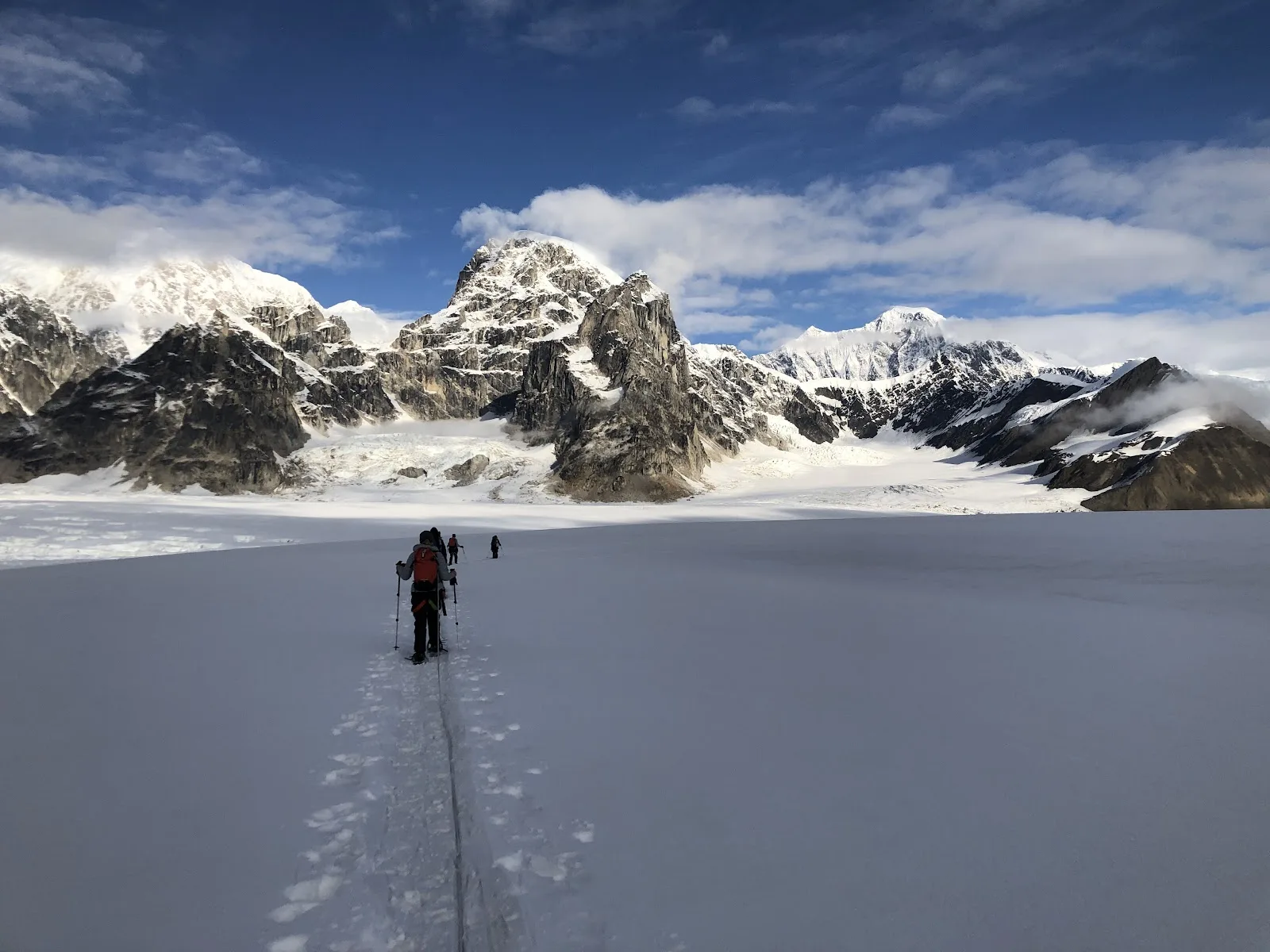 The Don Sheldon Amphitheater on the Ruth Glacier